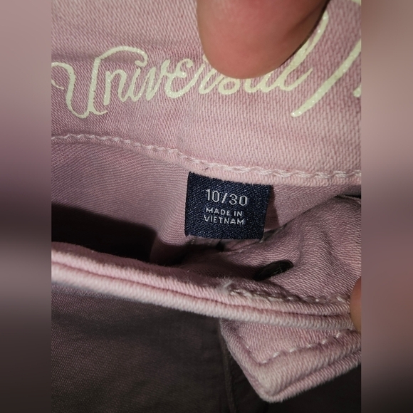Universal Thread Shorts Women's Size 10 Dusty Rose Mid-rise Jean Shorts "F" NWT - Picture 2 of 3